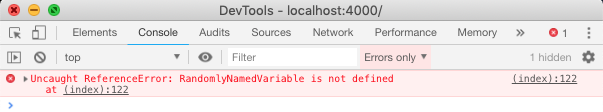Check for error messages when your code doesn't work.